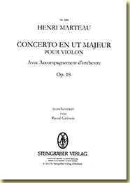 Marteau H. Violinkonzert C-Dur op. 18